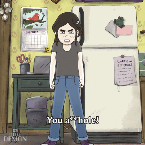Angry Lucy Devito GIF by LittleDemonFX