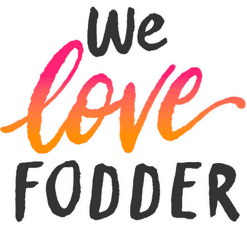 Fodder School Sticker by willaworkshops