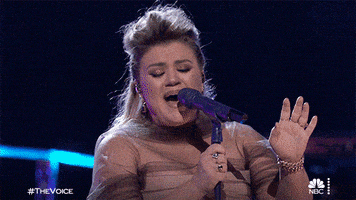 Kelly Clarkson Singing GIF by The Voice