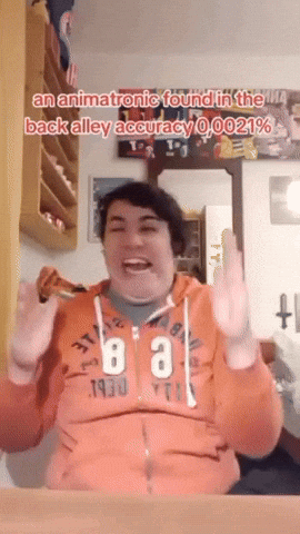 Orange Jacket Acting GIF