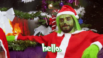 The Grinch Hello GIF by Sleeping Giant Media