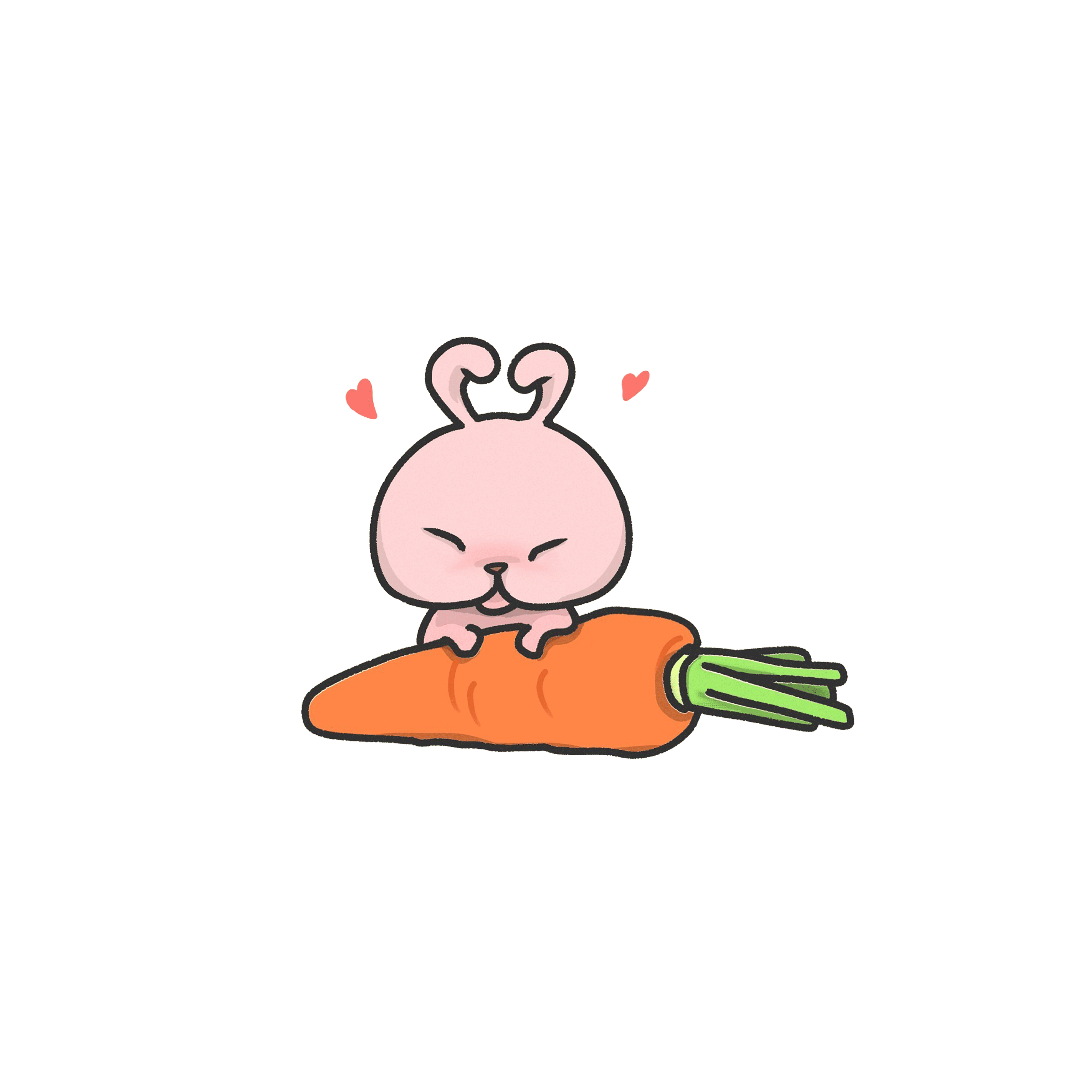 Rabbit Meow Sticker for iOS & Android GIPHY