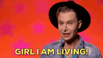 all stars season 4 girl i am living GIF by RuPaul's Drag Race