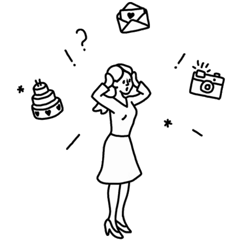 Wedding Bride Sticker by Mary Trufel