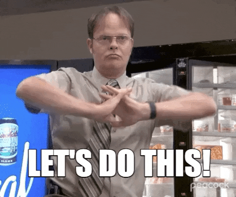 Dwight Lets Do This GIF by The Office - Find & Share on GIPHY