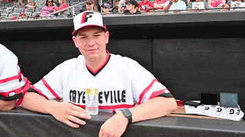 Happy Sport GIF by Fayetteville Woodpeckers