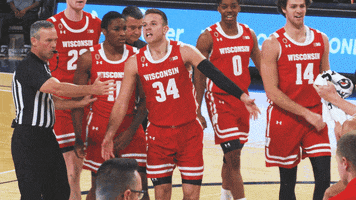 Lets Go Cheer GIF by Wisconsin Badgers