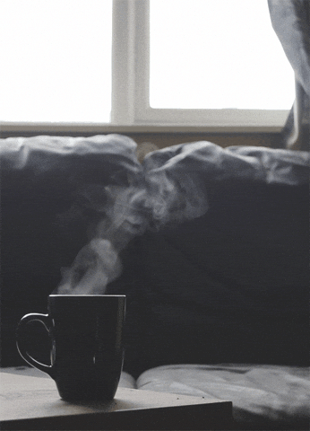 tea working from home GIF