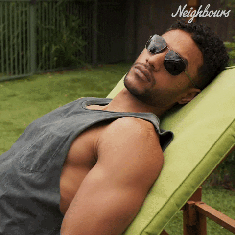 Chill Relaxing GIF by Neighbours (Official TV Show account)