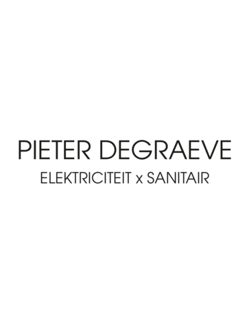 Pieter Degraeve Elektriciteit x Sanitair Sticker