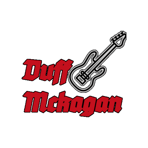 Guns N Roses Sticker by Duff McKagan