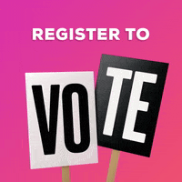 Register To Vote Voter Registration GIF by GIPHY News