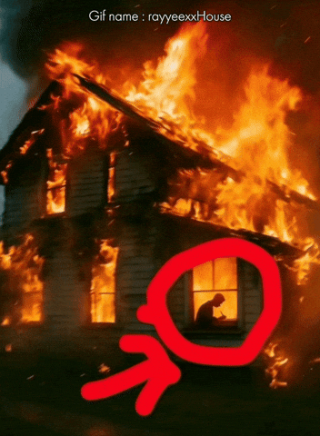 Burning House Focus GIF