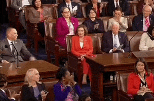 Nancy Pelosi Handshake GIF by GIPHY News