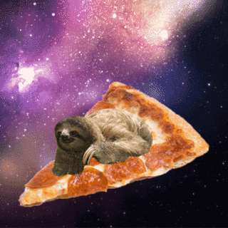 Space Pizza GIF