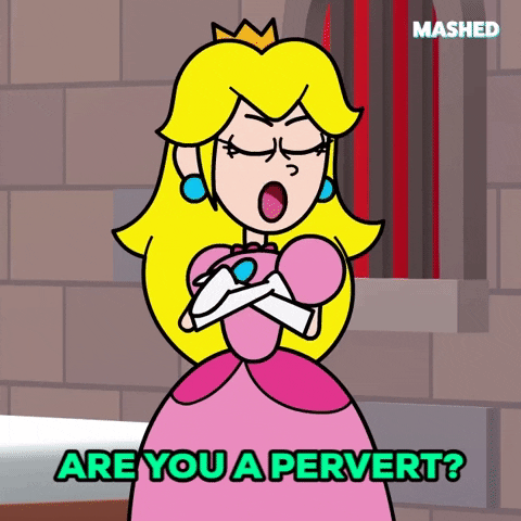 Disturbing Princess Peach GIF by Mashed