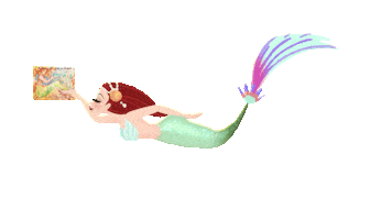 Sea Angel Jenn Sticker by Mermaid_Lux