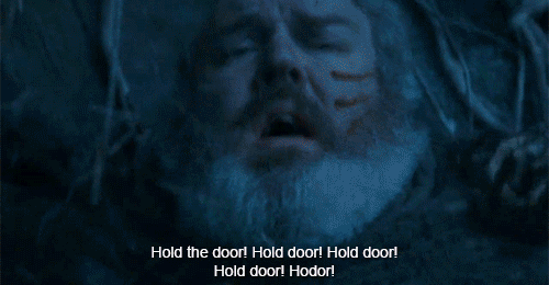 Image result for hold the door gif