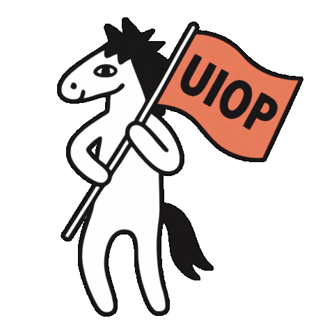 Uiop Sticker by United Islands of Prague