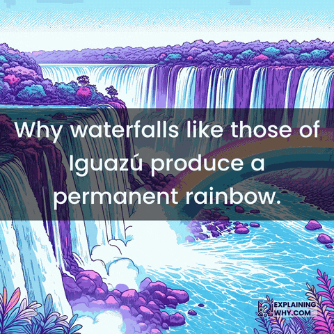 Rainbow Waterfalls GIF by ExplainingWhy.com