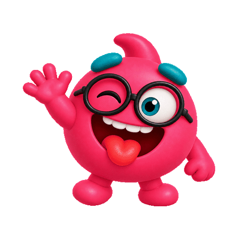 Wave Hello Sticker by Teeela