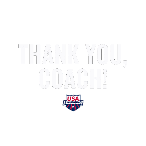 Coach Thank You Sticker by USA Swimming