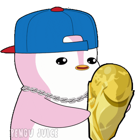 World Cup Football Sticker by Pengu Juice Co.