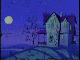haunted house halloween GIF
