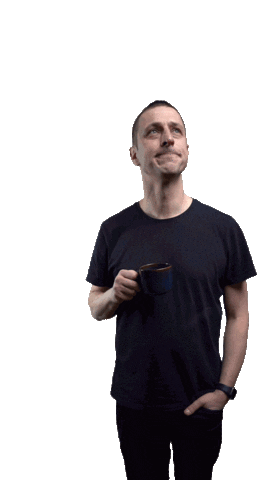 Saturday Morning Wait Sticker by Henning Radam