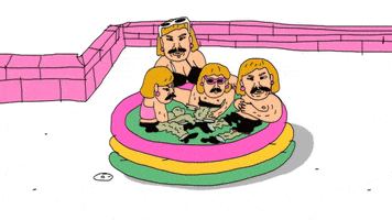Pool Party Animation GIF by CIANG