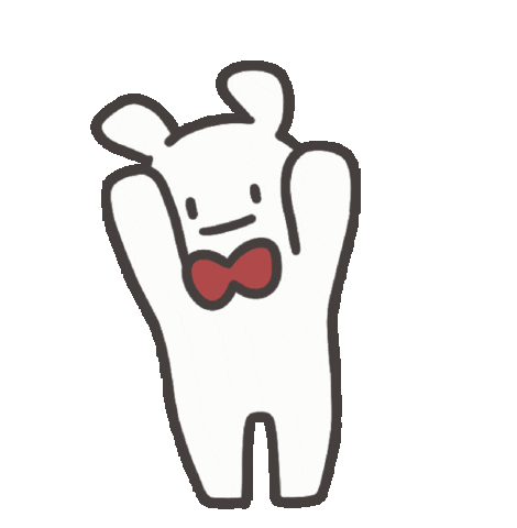 Dance Rabbit Sticker