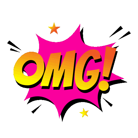 Comicbook Omg Sticker