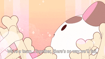 bee and puppycat team GIF
