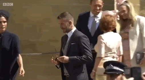 Royal Wedding Beckham GIF by BBC - Find & Share on GIPHY