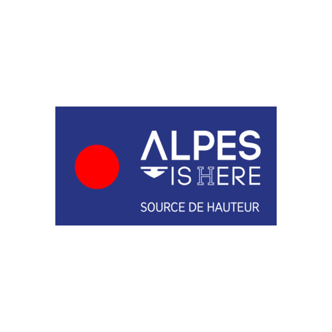 Alps Montagne Sticker by ALPES ISHERE
