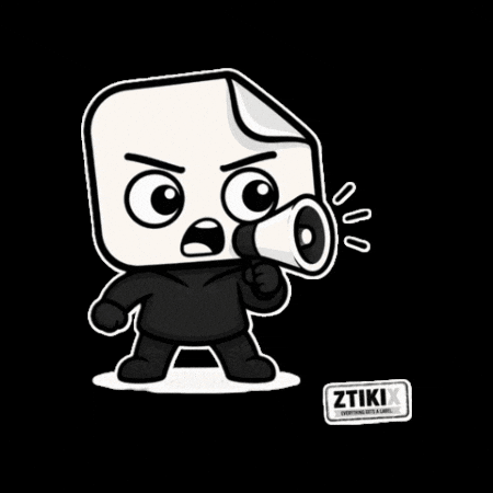 Yelling Listen Up GIF by ZTIKIX