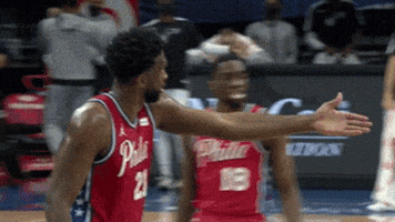 Joel Embiid Reaction GIF by NBA