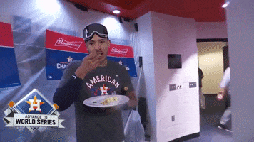 Hungry Carlos Correa GIF by MLB