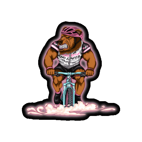 No Limits Bear Sticker by ReinosaNoLimits