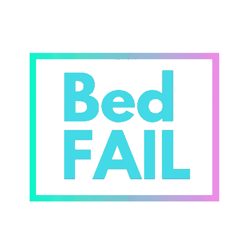 Bed Fail Sticker by Greyhound Rescue
