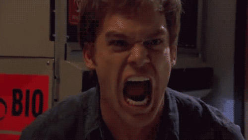 Angry Michael C Hall GIF - Find & Share on GIPHY