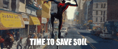 Flee Spider-Man GIF by Save Soil