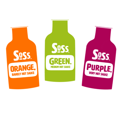 Hot Sauce Sticker by SoSS