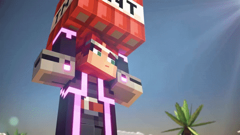 Hold This Video Game GIF by Minecraft - Find & Share on GIPHY