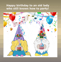 Old-lady-birthday GIFs - Get the best GIF on GIPHY