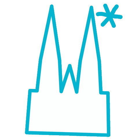 Cologne Sticker by Zweitzeugen