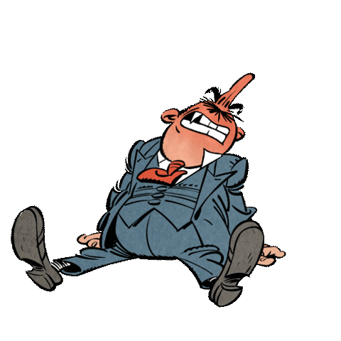Gaston Lagaffe Sticker by Les Éditions Dupuis