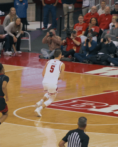 Dunk GIF by Wisconsin Badgers