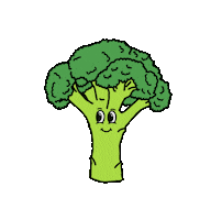 Broccoli Bianca Bosso Sticker