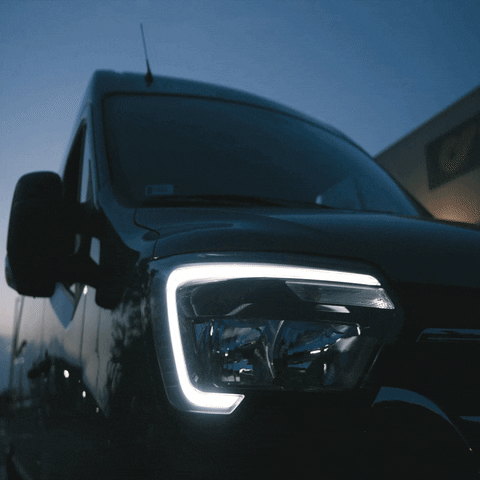 expressonehungary delivery van package courier GIF